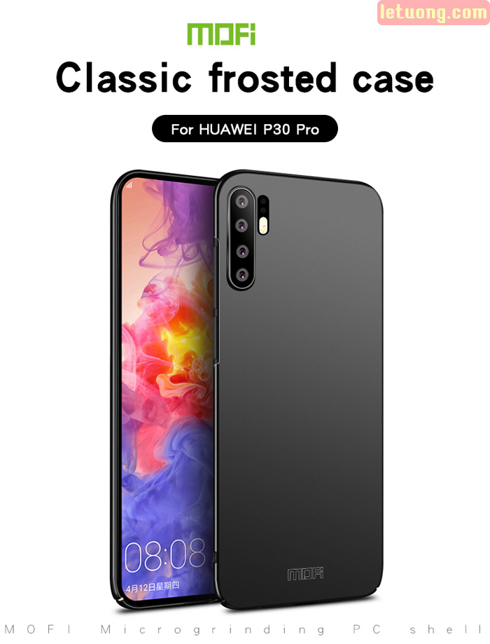 Ốp lưng Huawei P30 Pro Mofi Fitted Case 360 siêu mỏng, lưng mịn 3