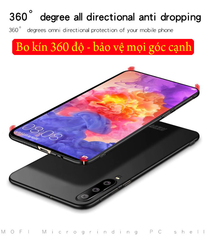 Ốp lưng Huawei Mate 20 Mofi Fitted Case 360 siêu mỏng, lưng mịn 2