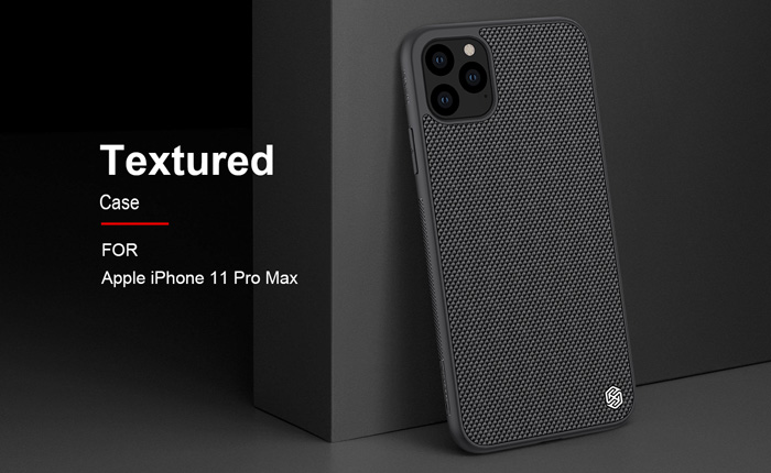 Ốp lưng iPhone 11 Pro Max Nillkin Texture 3D Case sợi Nylon siêu mỏng 5