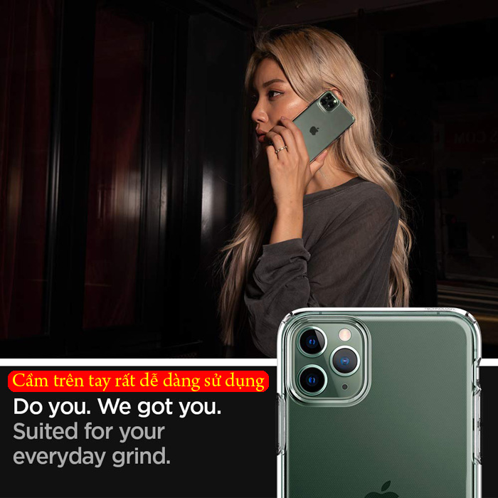 Ốp lưng iPhone 11 Pro Max Spigen Liquid Crystal nhựa mềm trong suốt ( USA ) 3