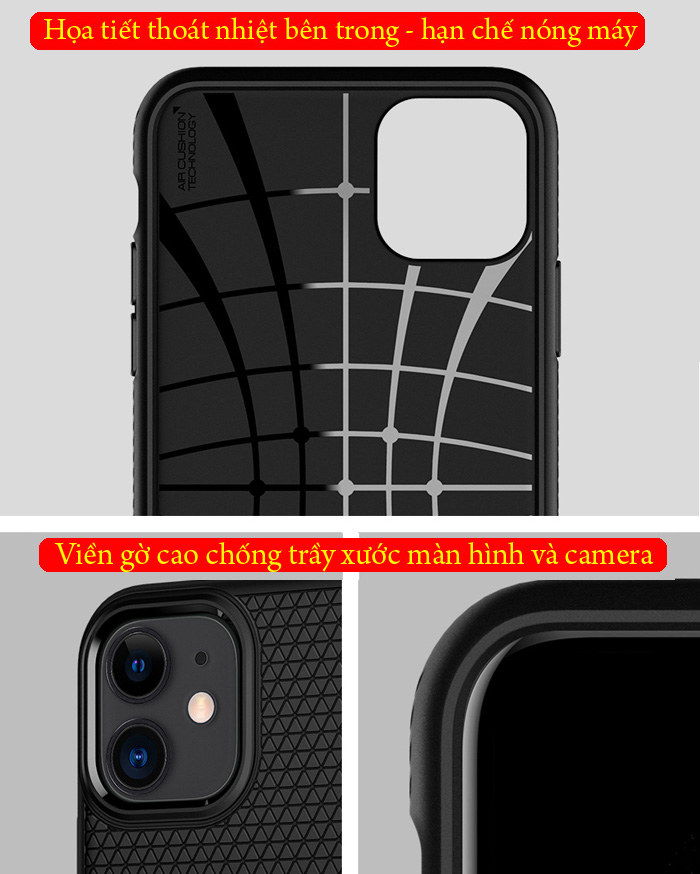 Ốp lưng iPhone 11 Spigen Liquid Air chống trơn tuột ( hàng USA ) 4