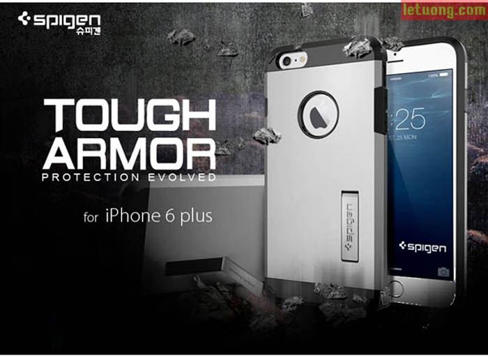 Ốp lưng Iphone 6 Plus/6S Plus Spigen Tough Tech Armor từ USA 1