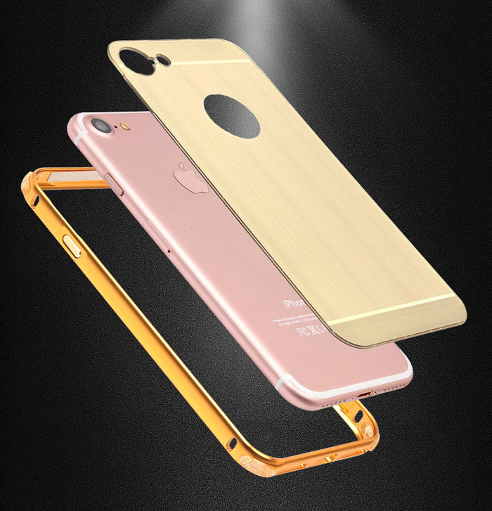 Ốp lưng Iphone 7 LT Metal nhôm phay chống sốc sang trọng 2