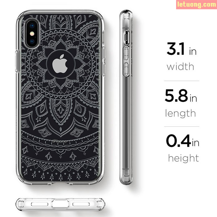 Ốp lưng Iphone X ( Iphone 10 ) Spigen Liquid Crystal Shine ( USA ) 3