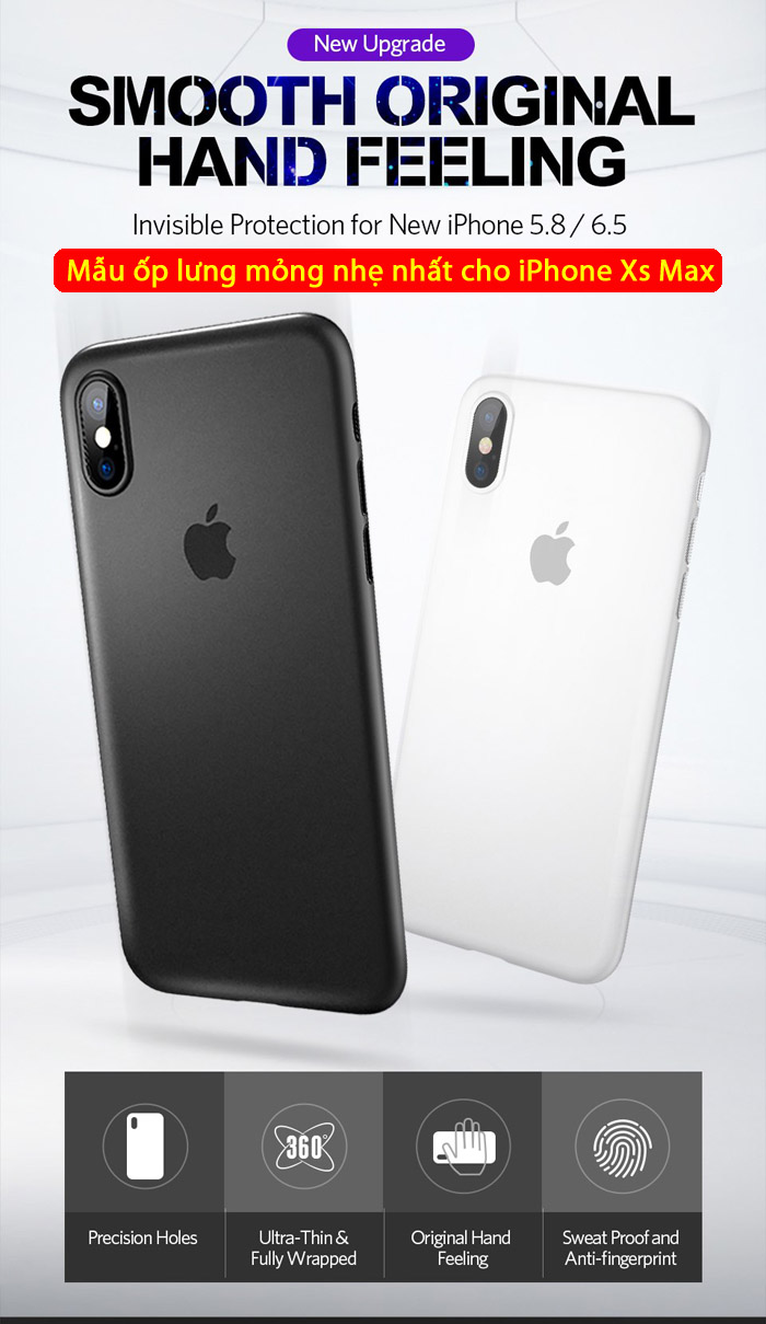 Ốp lưng iPhone Xs Max Benks Magic Lollipop 0,4mm siêu mỏng, siêu nhẹ 1