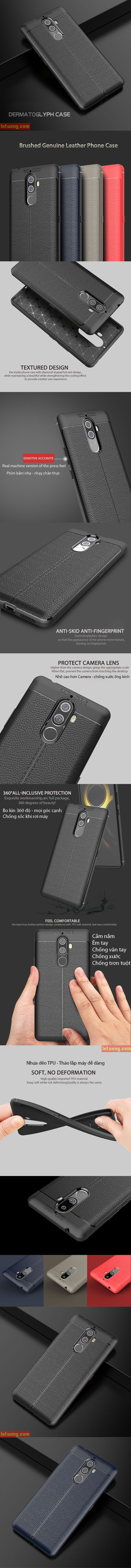 Ốp lưng Lenovo K8 Note LT Armor vân da sang trọng - bền bỉ 5