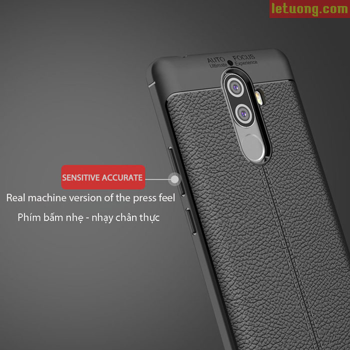 Ốp lưng Lenovo K8 Note LT Armor vân da sang trọng - bền bỉ 4