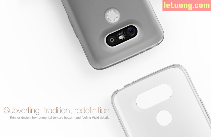 Ốp lưng LG g5 Nillkin Nature nhựa mềm TPU trong suốt 0,6mm 7