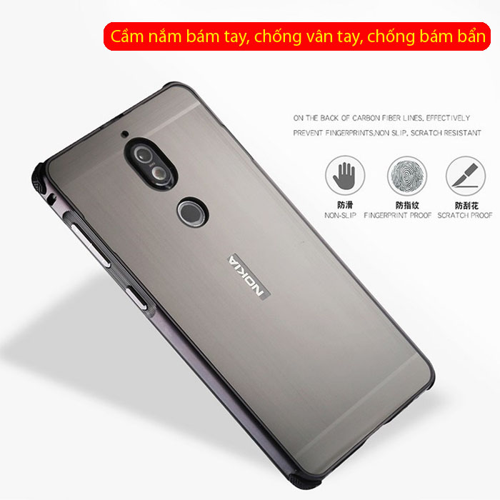 Ốp lưng Nokia 7 LT Metal nhôm phay sang trọng - chắc chắn 3