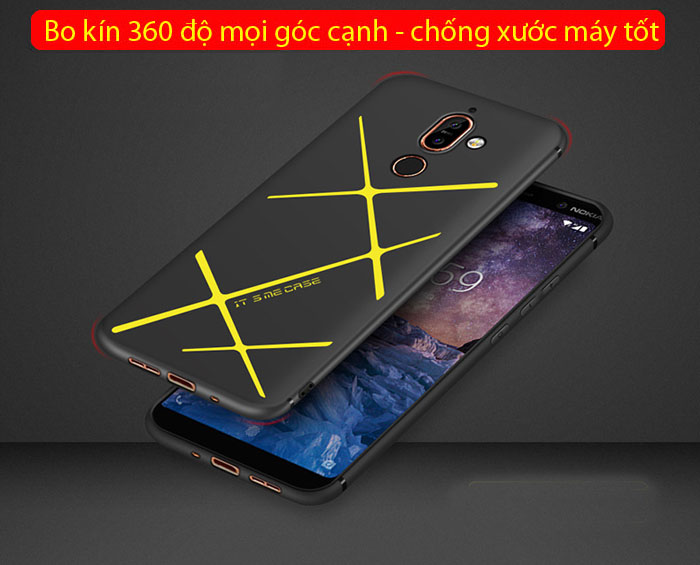 Ốp lưng Nokia 7 Plus LT LT TPU kẻ chéo siêu mỏng, đẹp mắt 2