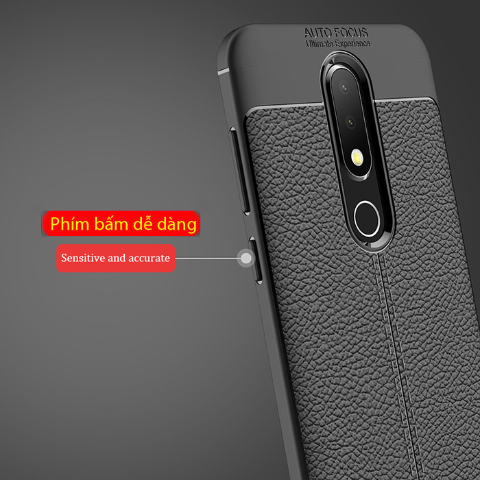 Ốp lưng Nokia X6 LT Leather Design Case vân da - sang trọng 4