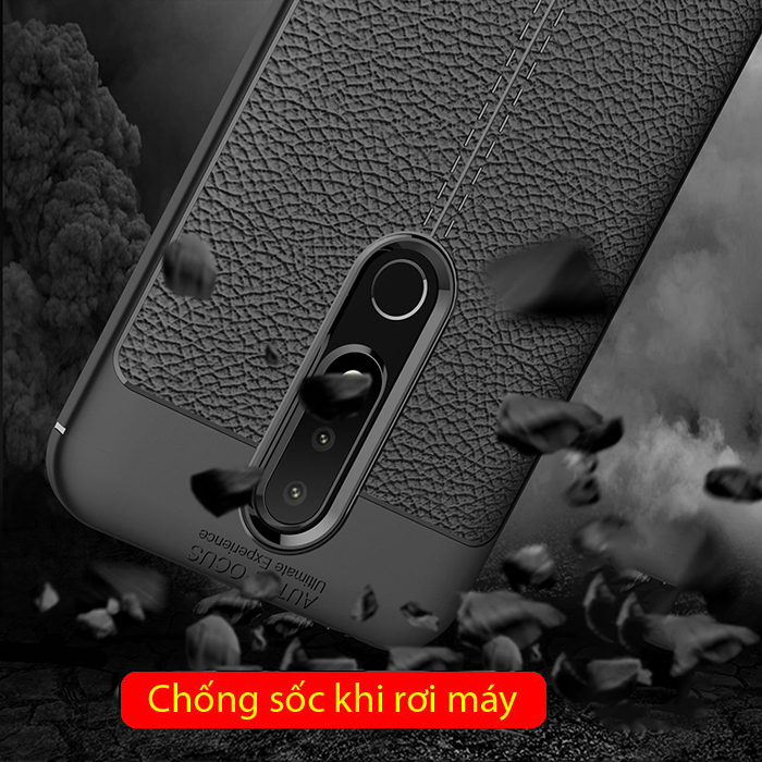 Ốp lưng Nokia X6 LT Leather Design Case vân da - sang trọng 3