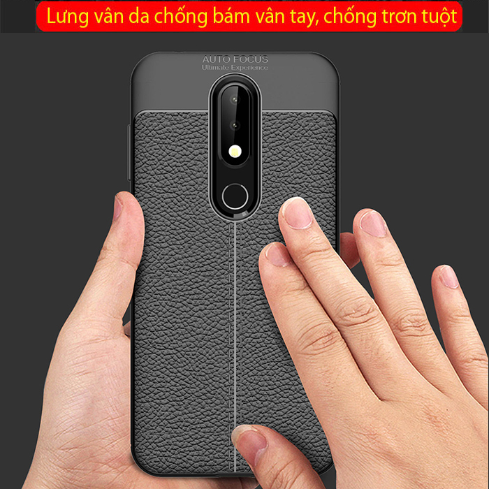 Ốp lưng Nokia X6 LT Leather Design Case vân da - sang trọng 1