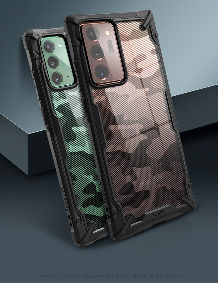 Ốp lưng Samsung Note 20 Ultra / 5G Ringke Fusion X Camo ( từ USA ) 6