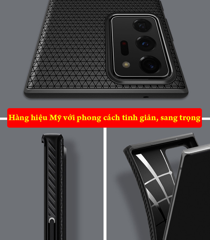 Ốp lưng Samsung Note 20 Ultra / 5G Spigen Liquid Air Armor từ Mỹ 7