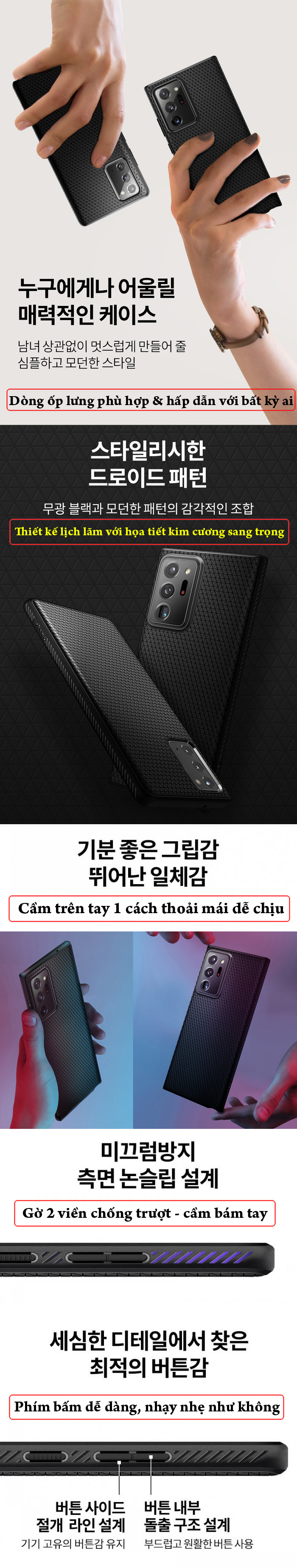 Ốp lưng Samsung Note 20 Ultra / 5G Spigen Liquid Air Armor từ Mỹ 10