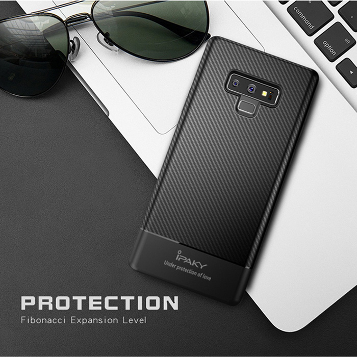 Ốp lưng Galaxy Note 9 Ipaky Carbon Fiber chống vân tay 1