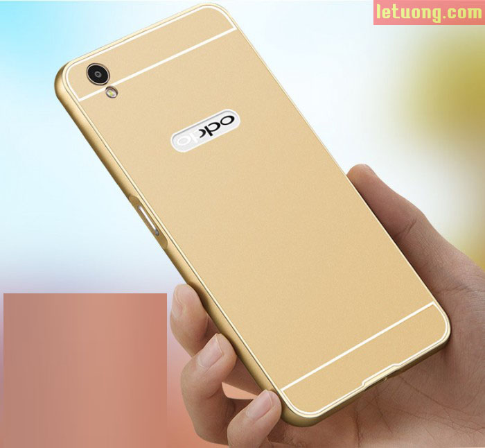 Ốp lưng Oppo A37/Neo 9 LT Armor Metal viền nhôm giả Iphone 6 3