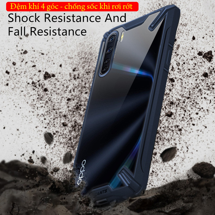 Ốp lưng Oppo A91 Rzants Fusion Armor trong suốt - chống sốc 3