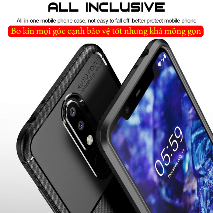 Ốp lưng Oppo F11 LT Carbon Fiber Case chống bám vân tay 3