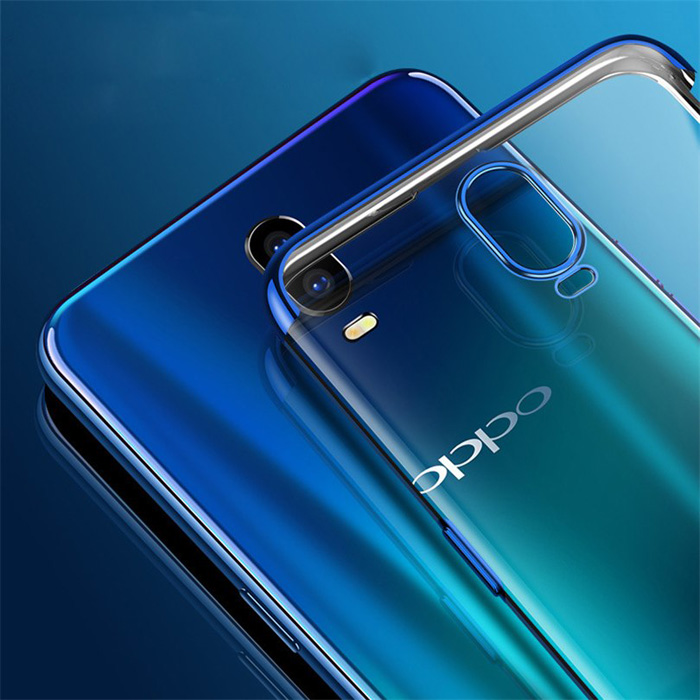 Ốp lưng Oppo F11 LT Plating Case trong suốt viền mạ Crom sáng bóng 1