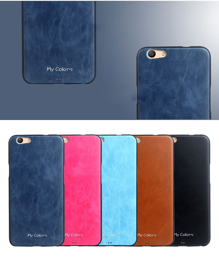 Ốp lưng Oppo F1S/F1S 2017 Mycolors TPU Leather nhựa mềm lưng da 1