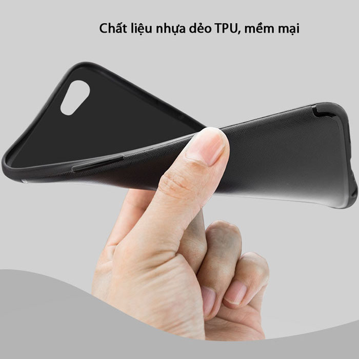 Ốp lưng Oppo F3 LT Safiano TPU nhựa dẻo siêu mỏng chống vân tay 3
