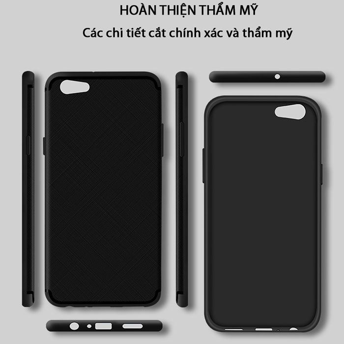 Ốp lưng Oppo F3 LT Safiano TPU nhựa dẻo siêu mỏng chống vân tay 4