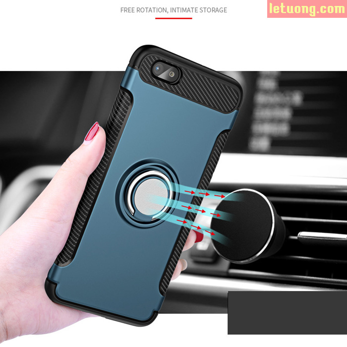 Ốp lưng Oppo F3 LT Armor Iring Car móc treo tay, chống sốc tốt 2