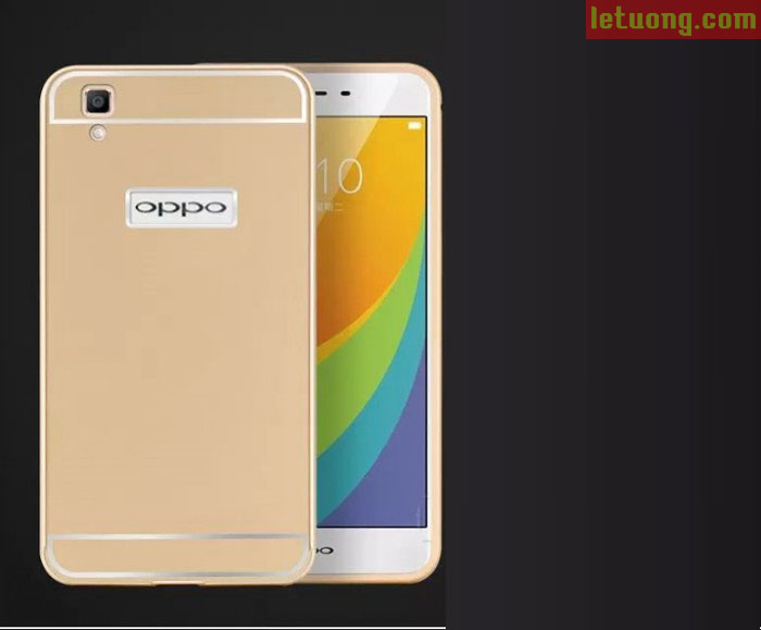 Ốp lưng Oppo R7S LT Armor Metal viền nhôm, lưng như Iphone 6 6