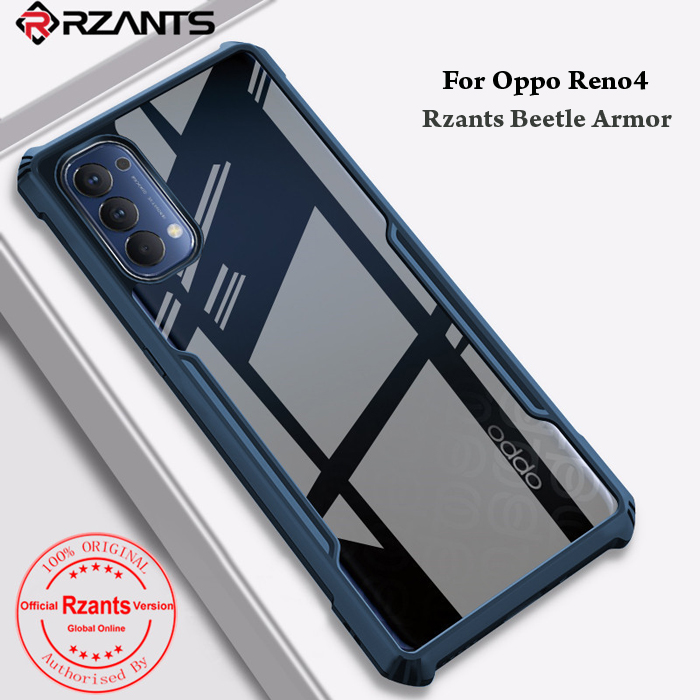 Ốp lưng Oppo Reno4 Rzants Beetle Armor trong suốt - chống sốc 1