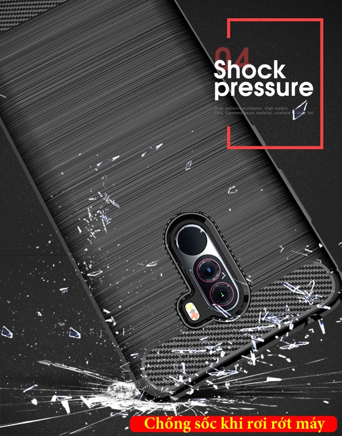 Ốp lưng Pocophone F1 iPaky Rugged Case - chống vân tay - chống sốc 3