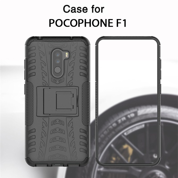 Ốp lưng Pocophone F1 LT Armor Special chống sốc kiêm chân chống 3