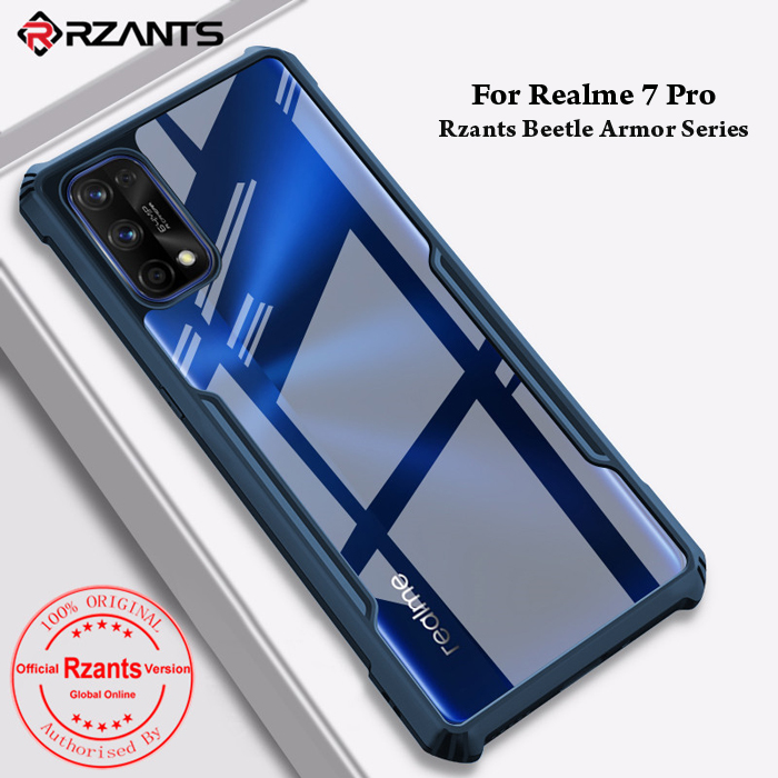 Ốp lưng Realme 7 Pro Rzants Beetle Armor trong suốt chống sốc 3