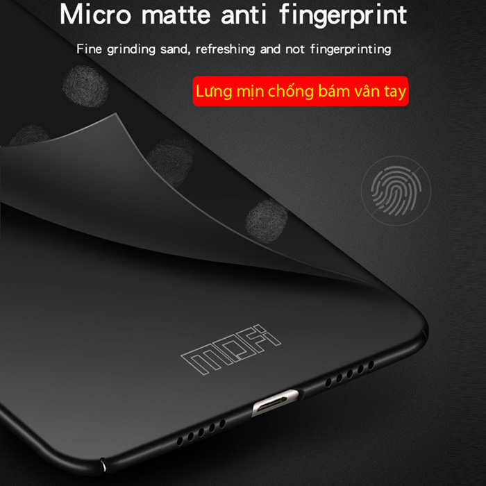 Ốp lưng Redmi Note 7 Mofi Fitted Case 360 siêu mỏng, lưng mịn 1