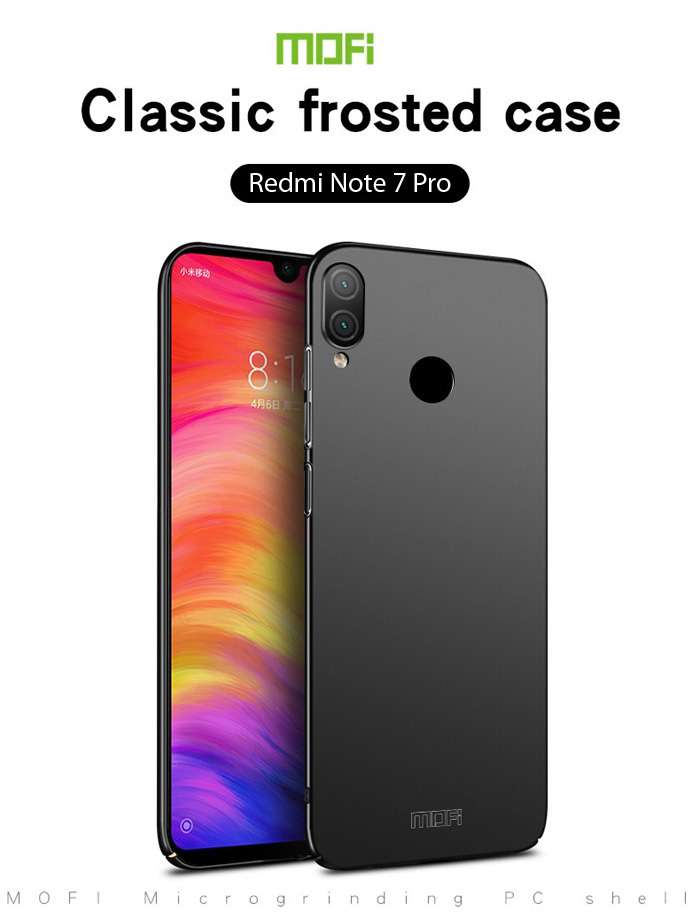 Ốp lưng Redmi Note 7 Pro Mofi Fitted Case 360 siêu mỏng, lưng mịn 3