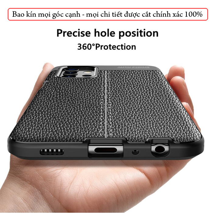 Ốp lưng Samsung A52 5G LT Leather Design Case vân da sang trọng 4