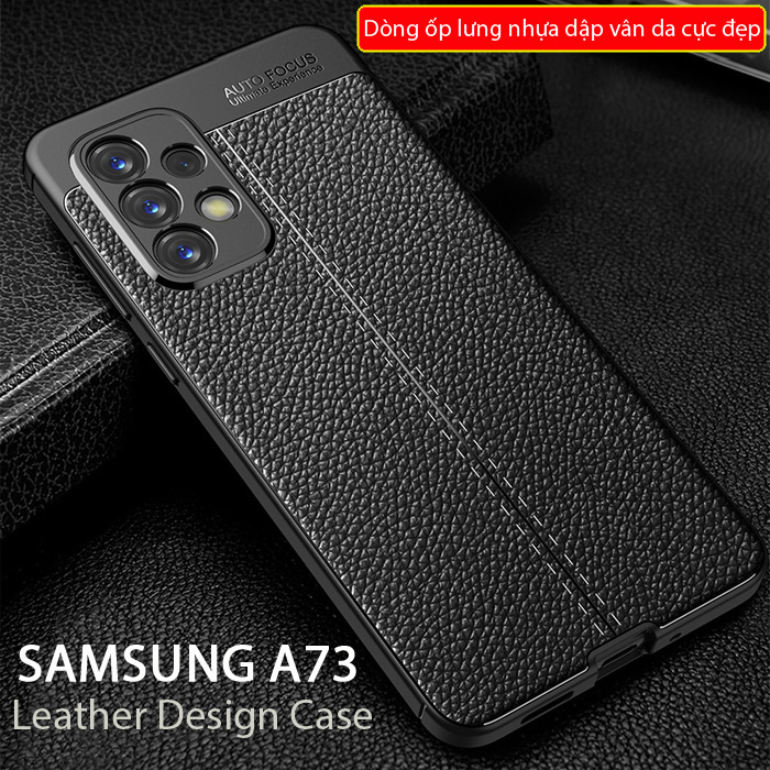 Ốp lưng Samsung A73 5G LT Leather Design Case vân da sang trọng 6