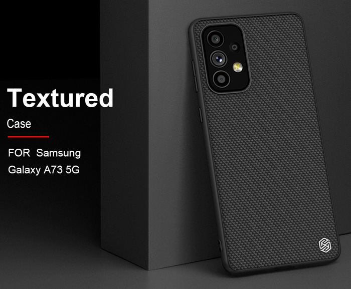 Ốp lưng Samsung A73 5G Nillkin Texture 3D Case sợi Nylon siêu mỏng 3