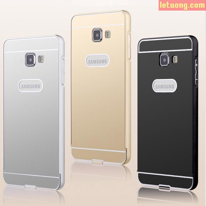 Ốp lưng Galaxy A7 2016 LT Armor Metal viền nhôm lưng như Iphone 3