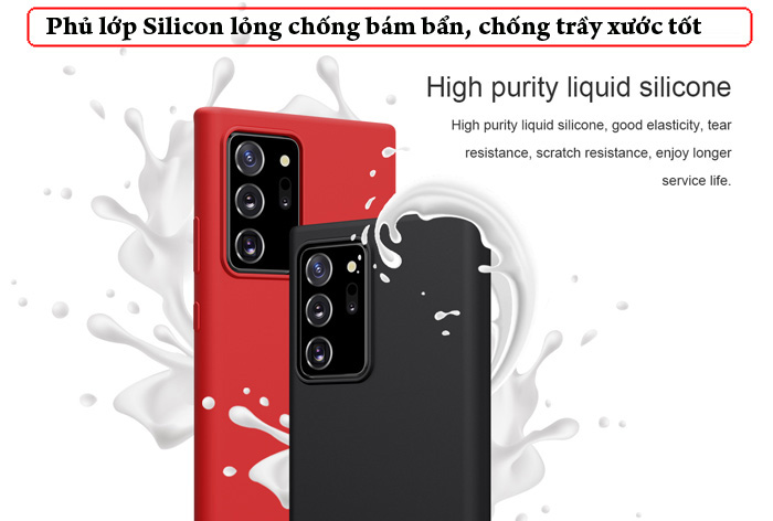 Ốp lưng Samsung Note 20 Ultra / 5G Nillkin Flex Case Silicon mềm mịn 2