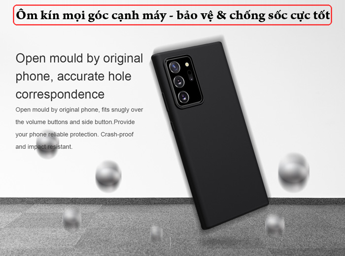 Ốp lưng Samsung Note 20 Ultra / 5G Nillkin Flex Case Silicon mềm mịn 3