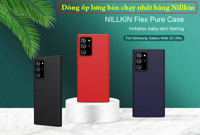 Ốp lưng Samsung Note 20 Ultra / 5G Nillkin Flex Case Silicon mềm mịn 5