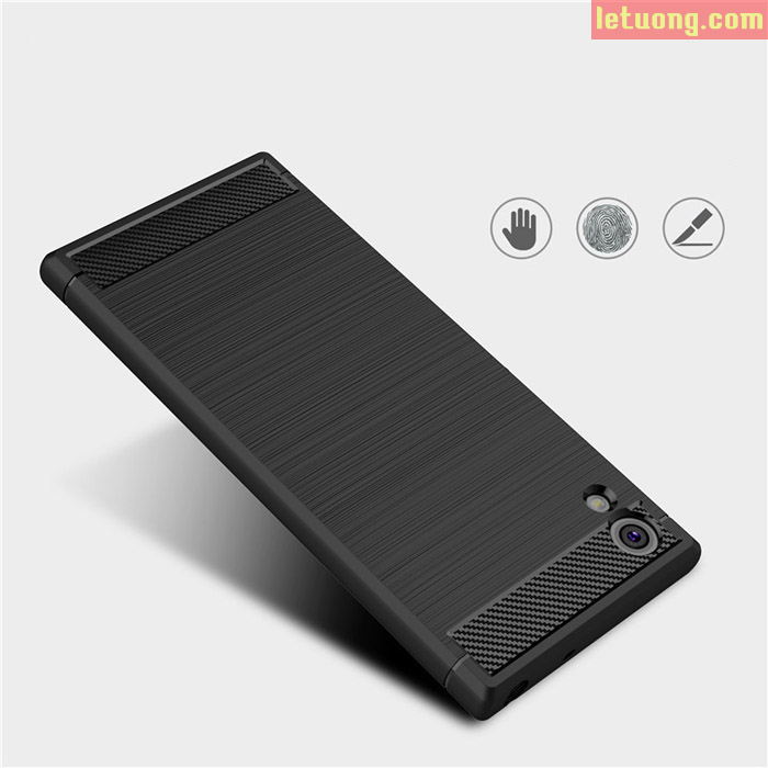 Ốp lưng Sony Xperia XA1 Viseaon Rugged Armor Carbon nhựa mềm 1