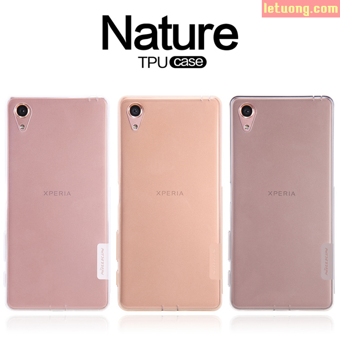 Ốp lưng Sony XA Nillkin Nature nhựa mềm trong suốt mỏng 0,6mm 4