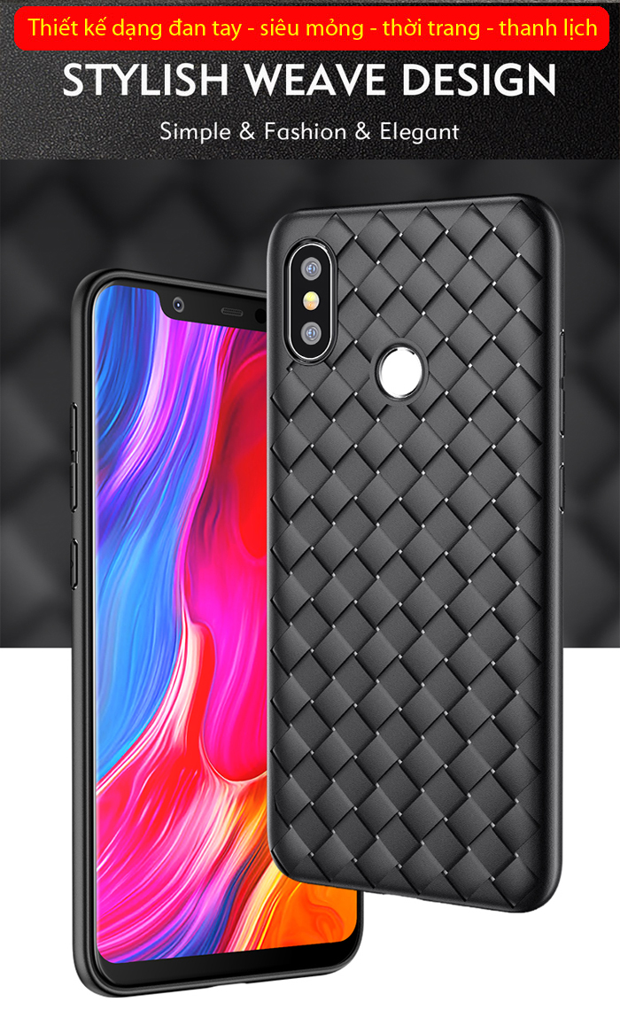 Ốp lưng Xiaomi Mi 8 Benks Magic Weaveit Grid Pattern thoát nhiệt 1