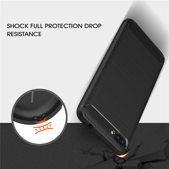 Ốp lưng Zenfone 4 Max Pro Viseaon Rugged Armor Carbon nhựa mềm 3